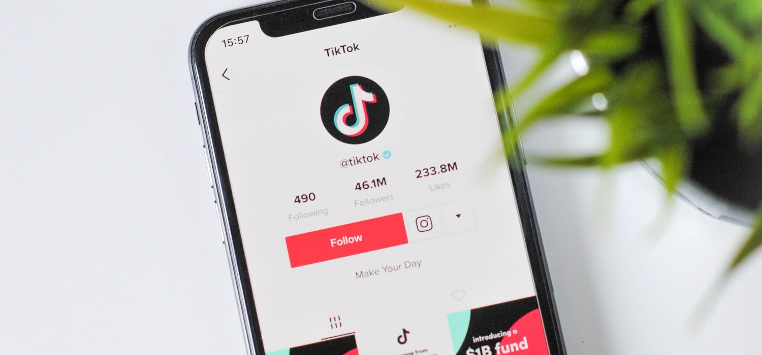 TikTok-App auf Handy