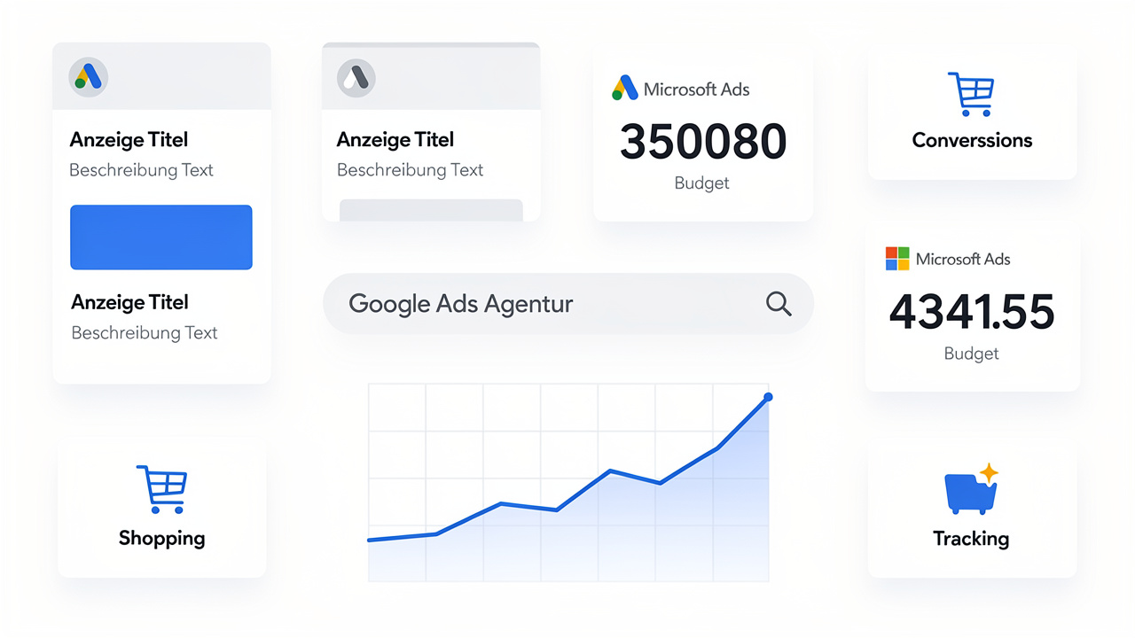 Google Ads & Microsoft Ads, die aus Suchanfragen echte Chancen machen.